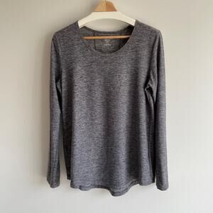 ExOfficio Womens‎ Long Sleeve Active Shirt Size M Gray Outdoor Hiking Athleisure